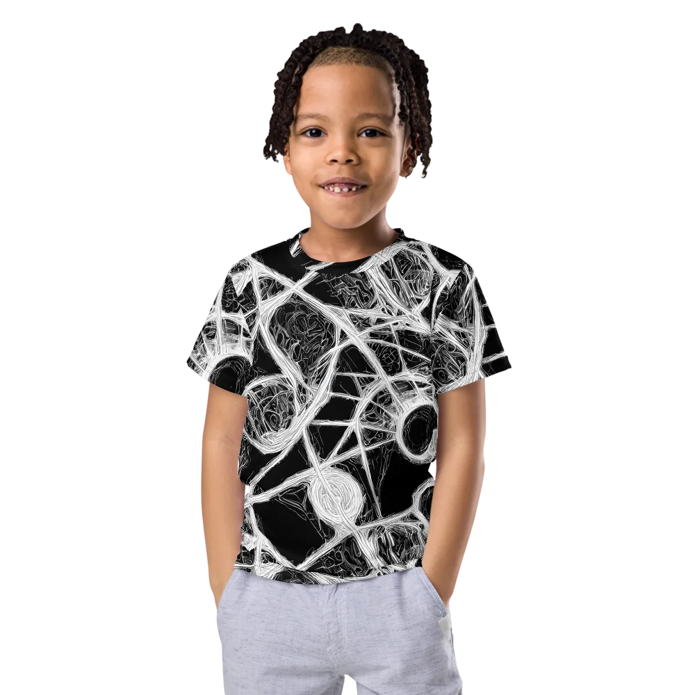 Obsidian Network on Kids Crew Neck T-Shirt — Front