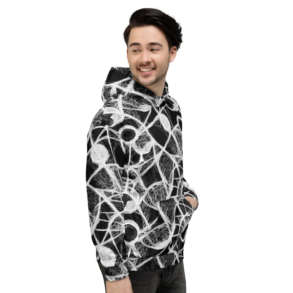 Obsidian Network on Hoodie — Right