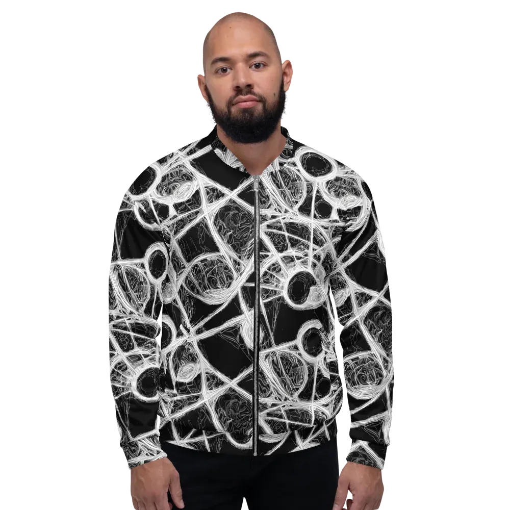Obsidian Network on Bomber Jacket — Front