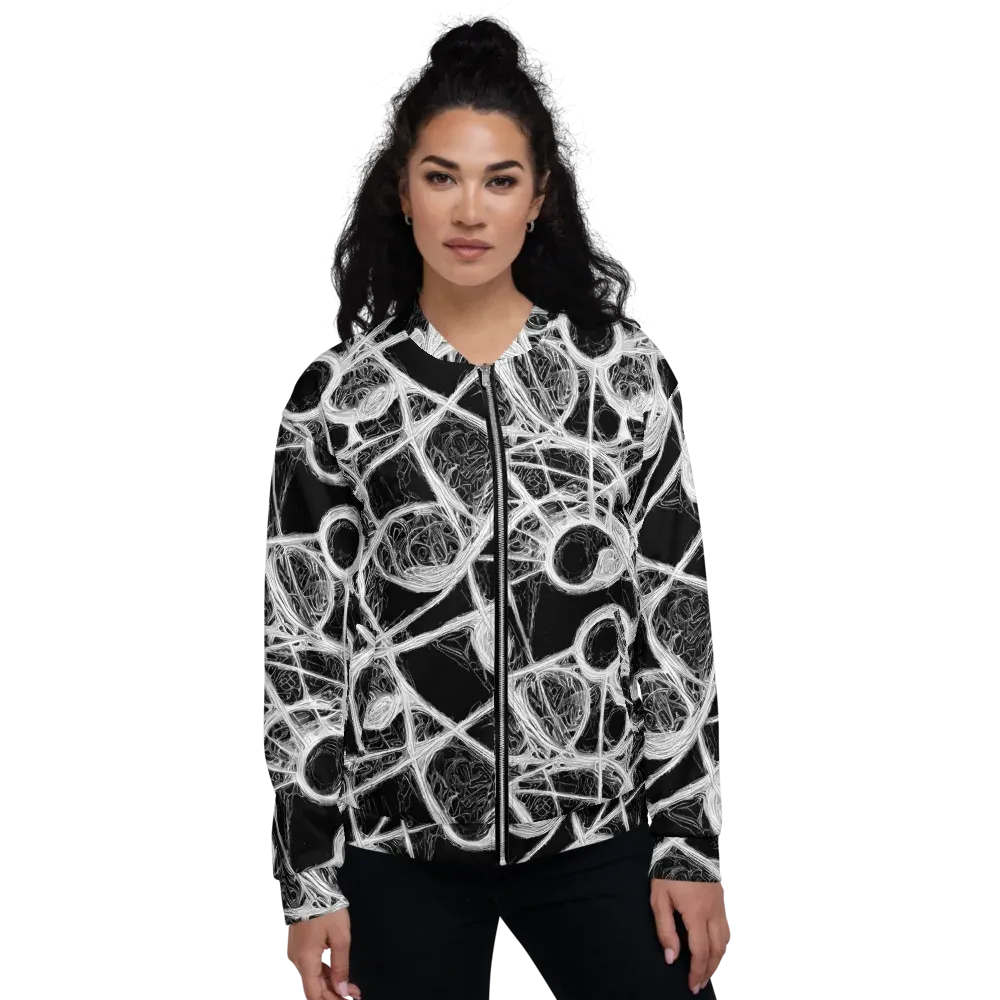 Obsidian Network on Bomber Jacket — Front