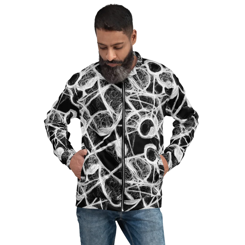 Obsidian Network on Bomber Jacket — Front