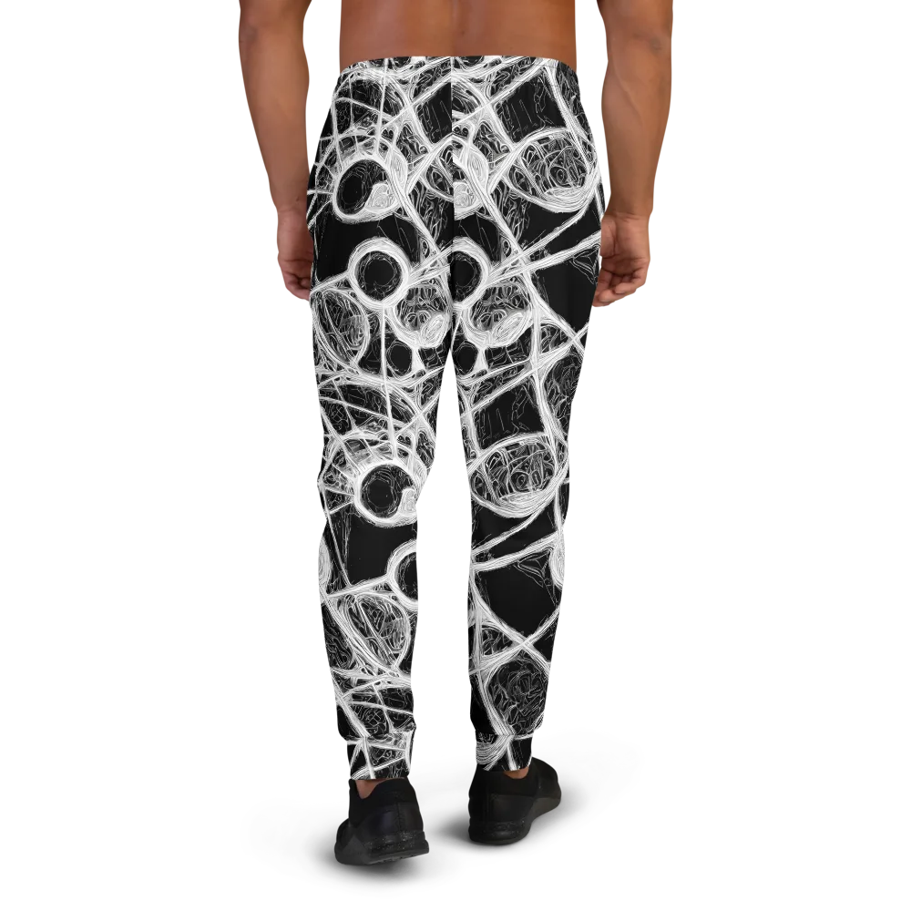 Obsidian Network on Men's Joggers — Back