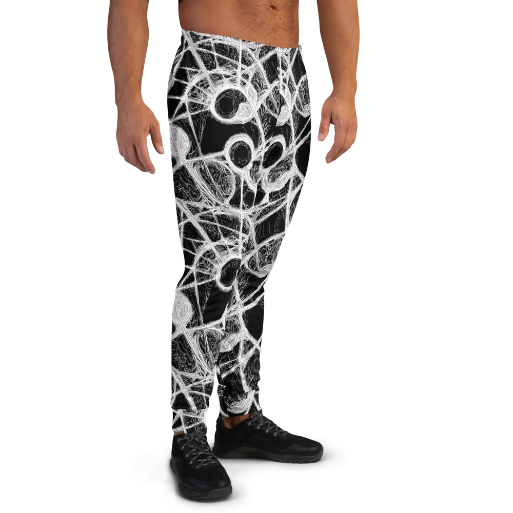 Obsidian Network on Men's Joggers — Right