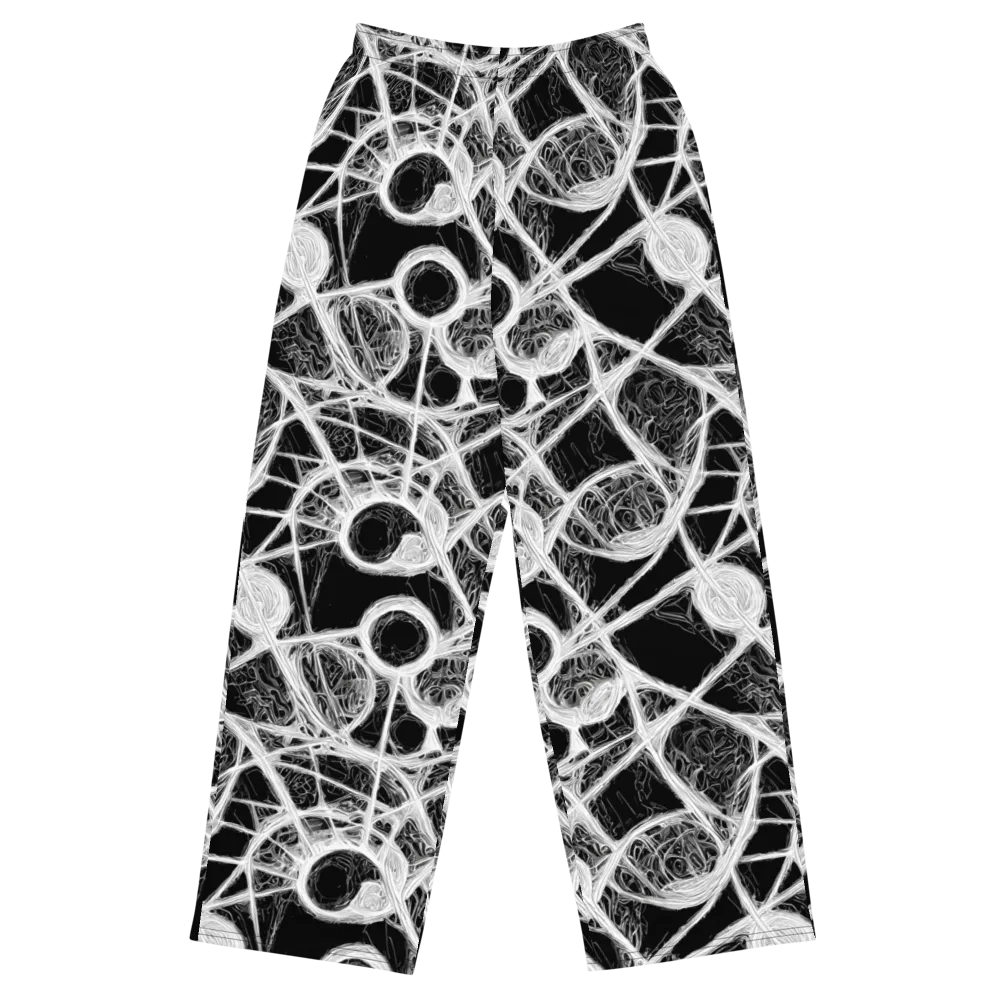 Obsidian Network on Wide-Leg Pants — Front