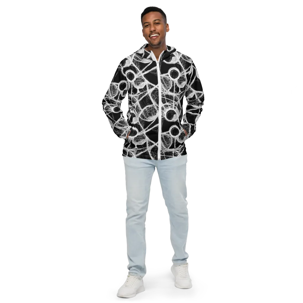 Obsidian Network on Men's Windbreaker — Front