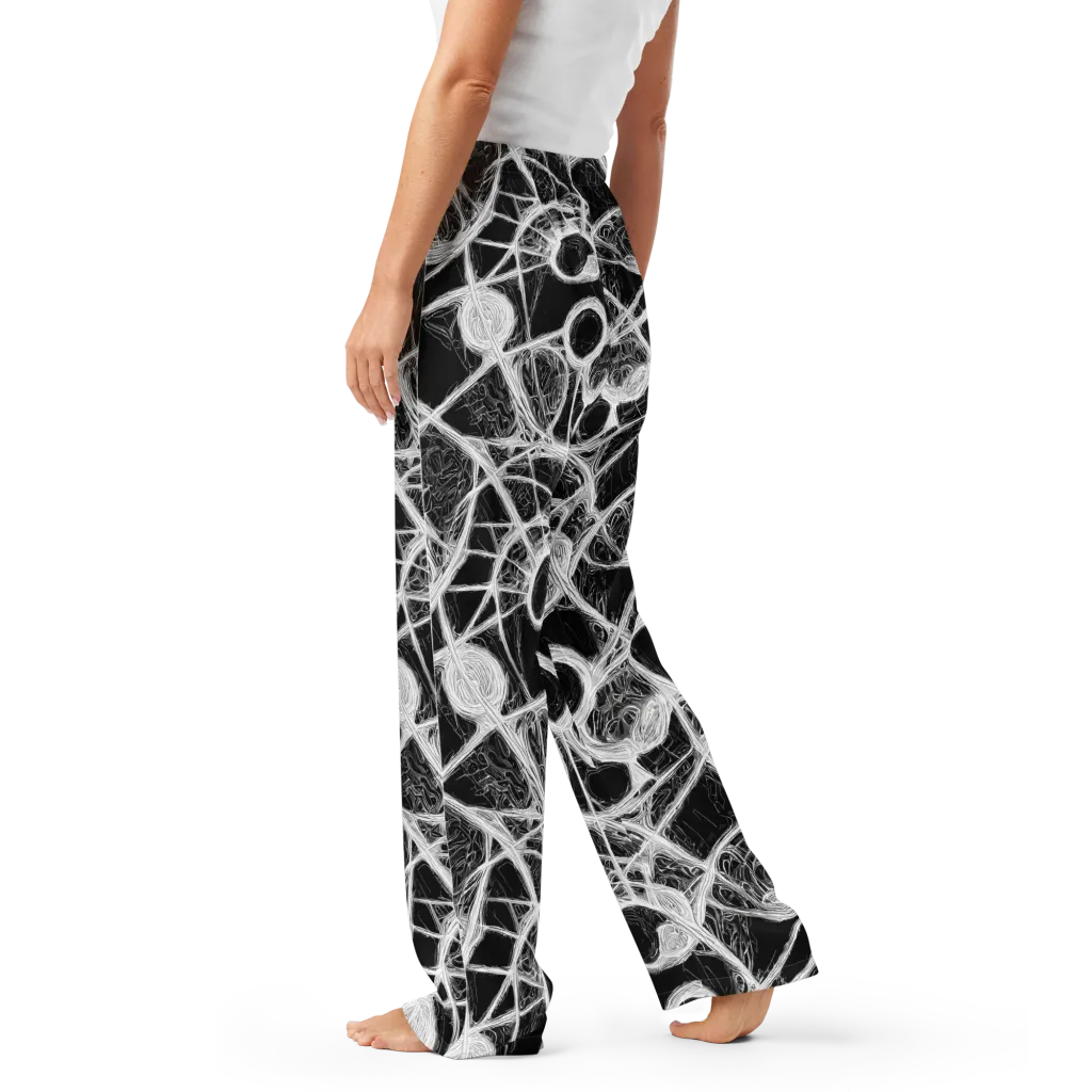 Obsidian Network on Women's Pajama Pants — Left