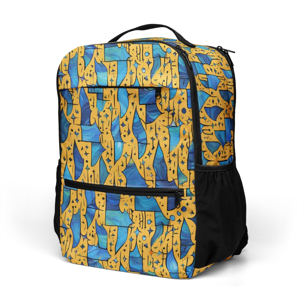 Gilded Current on Utility Backpack — Left Front
