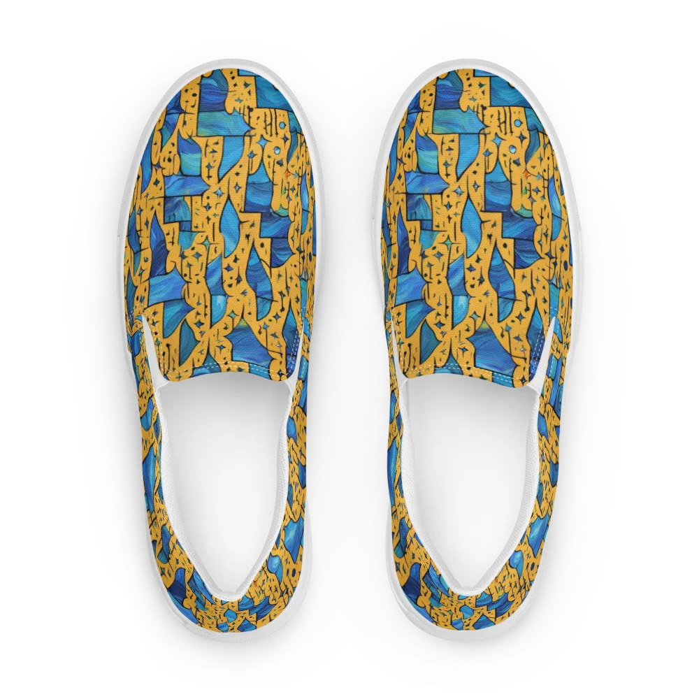 Gilded Current on Women's Slip-On Canvas Shoes — Front