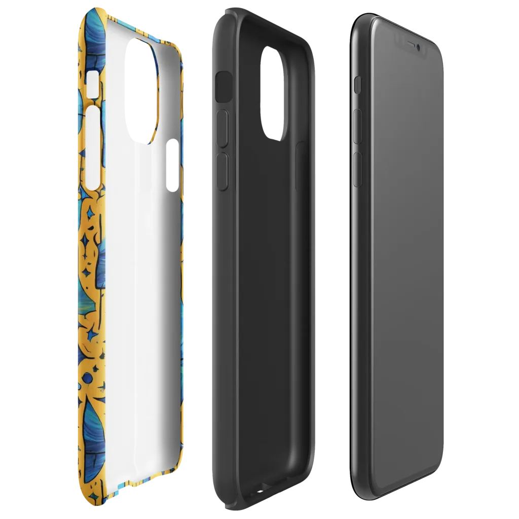 Gilded Current on Tough Case for iPhone® — Right