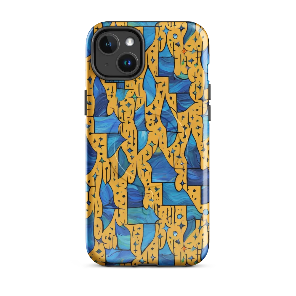 Gilded Current on MagSafe Tough Case for iPhone® — Front