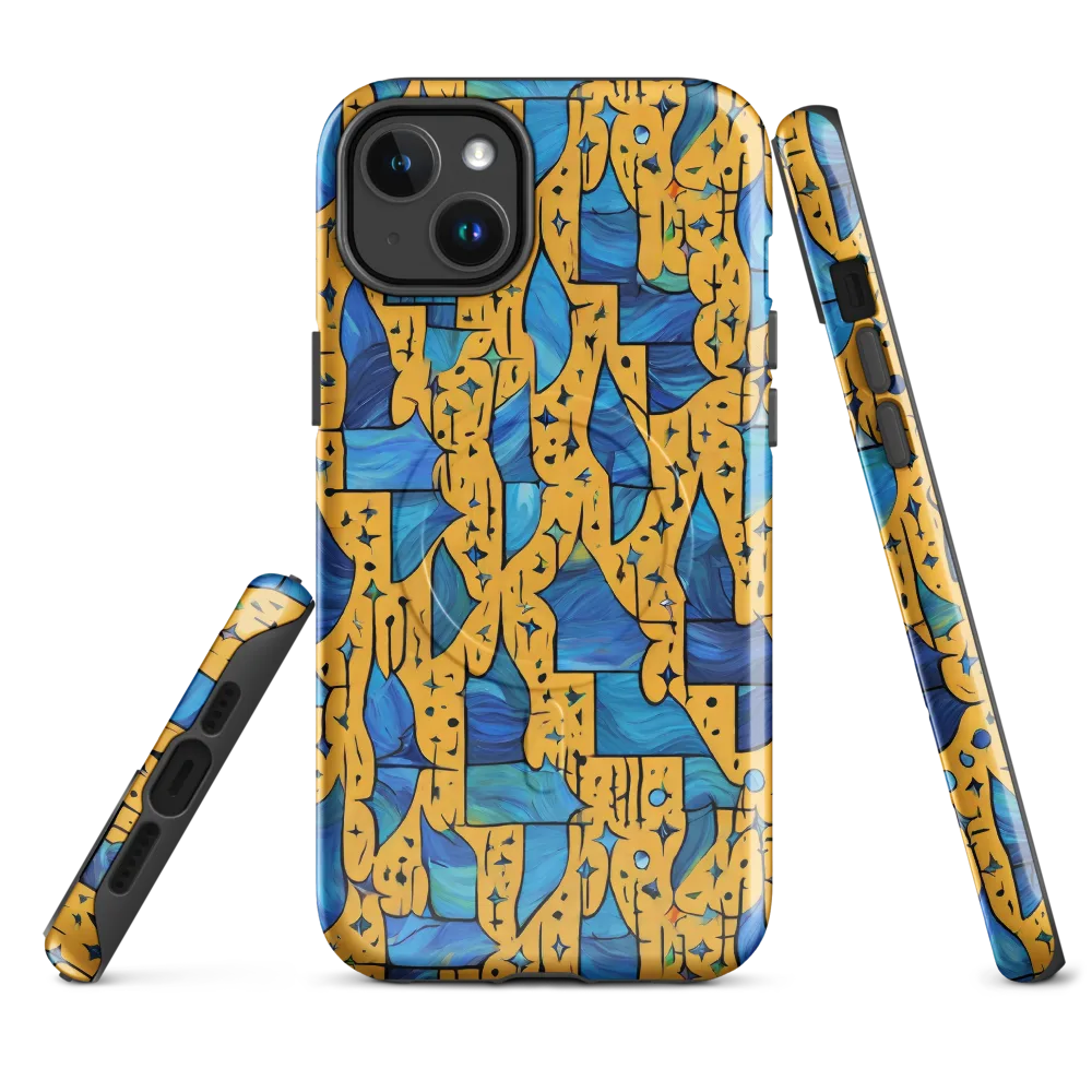 Gilded Current on MagSafe Tough Case for iPhone® — Front