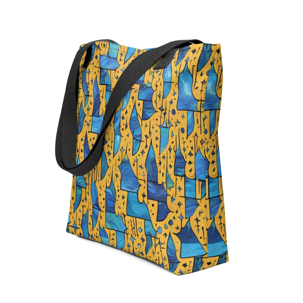Gilded Current on Tote Bag — Front