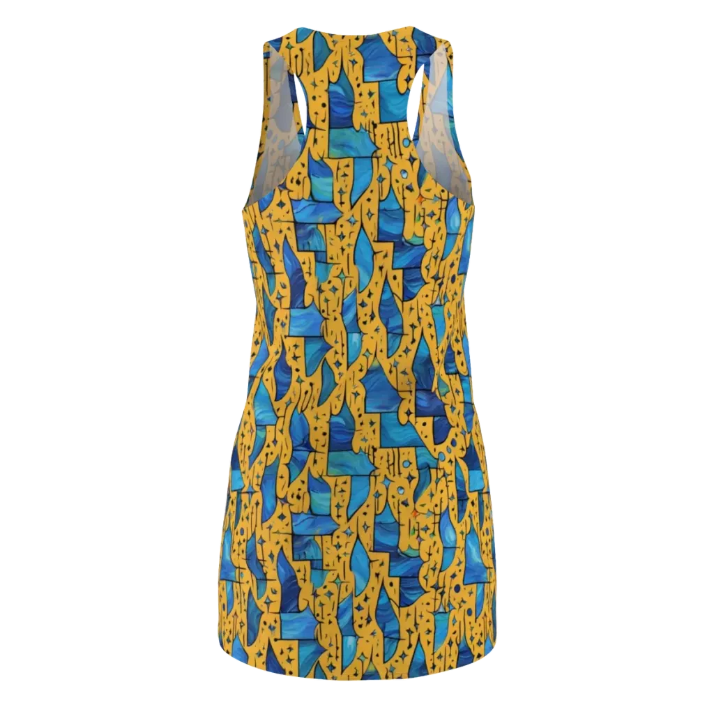 Gilded Current on Racerback Dress — Back