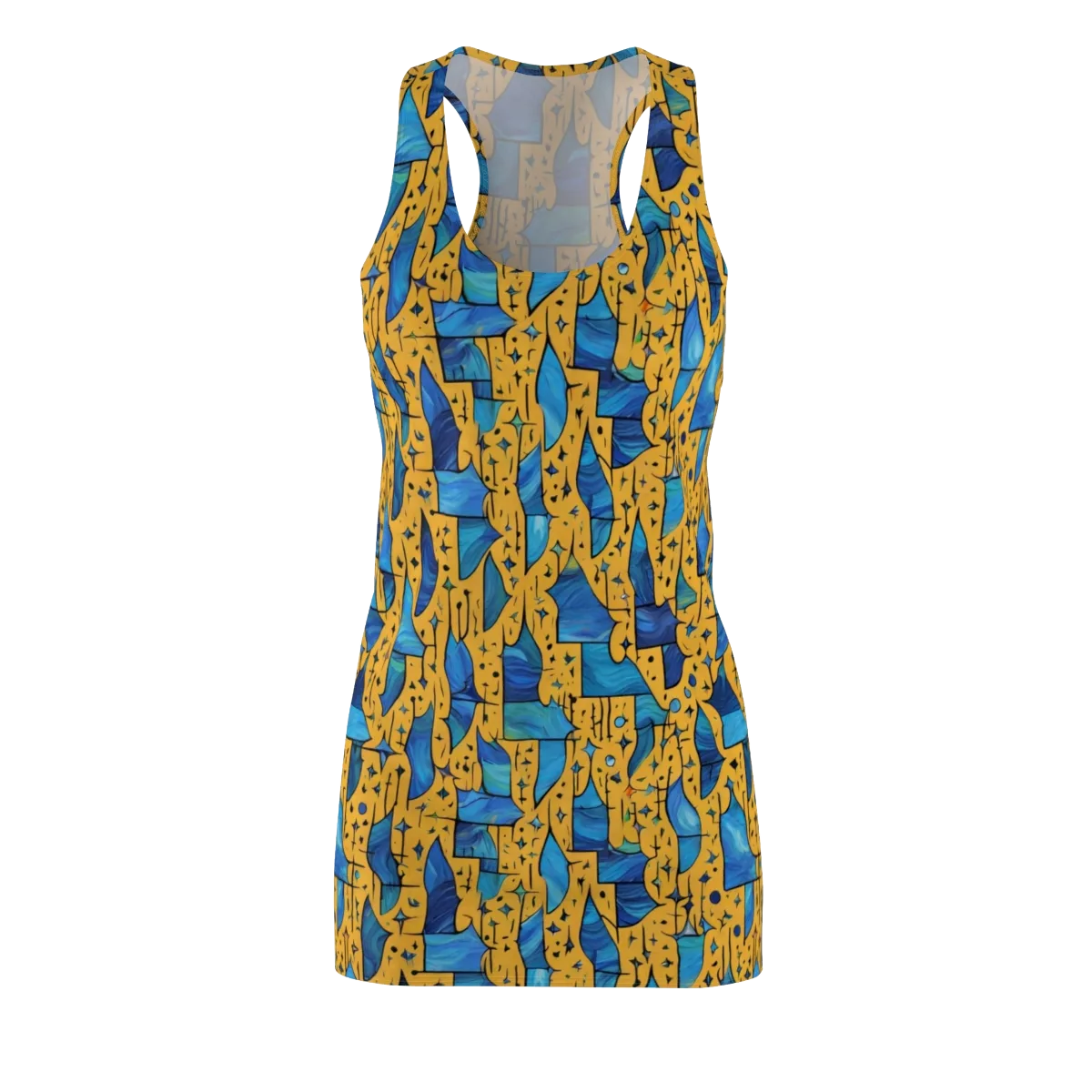 Gilded Current on Racerback Dress — Front
