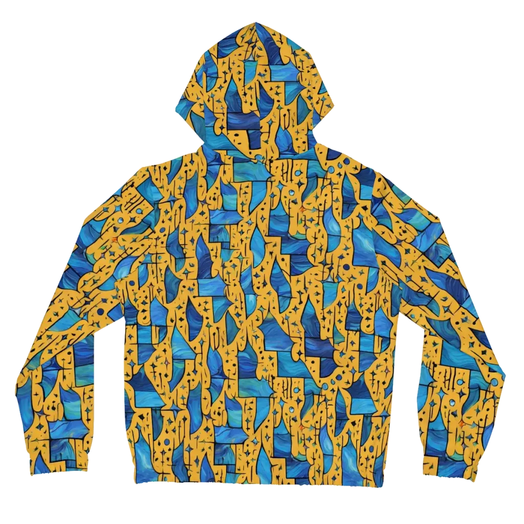 Gilded Current on Women's Full-Zip Hoodie — Back