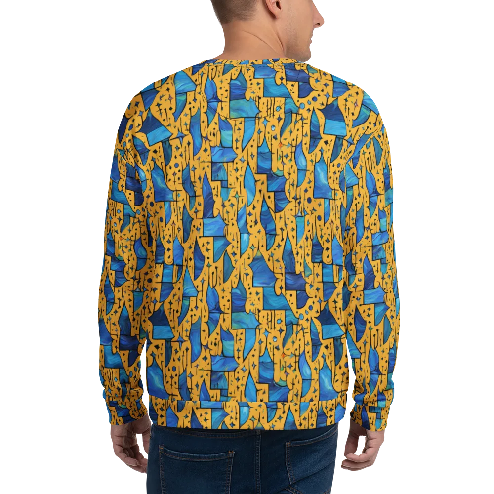 Gilded Current on Sweatshirt — Back