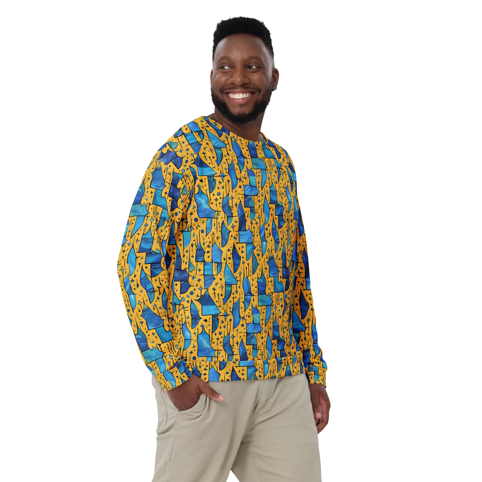 Gilded Current on Sweatshirt — Front