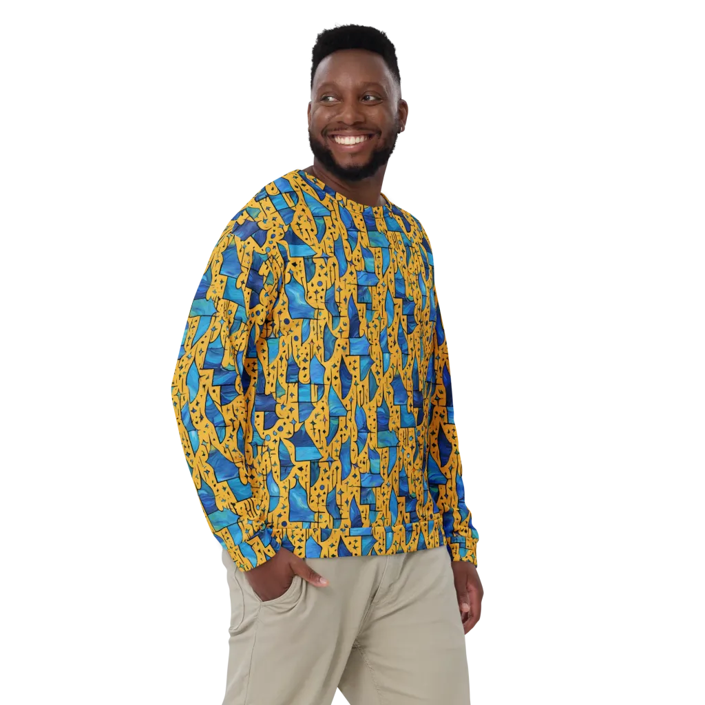 Gilded Current on Sweatshirt — Front