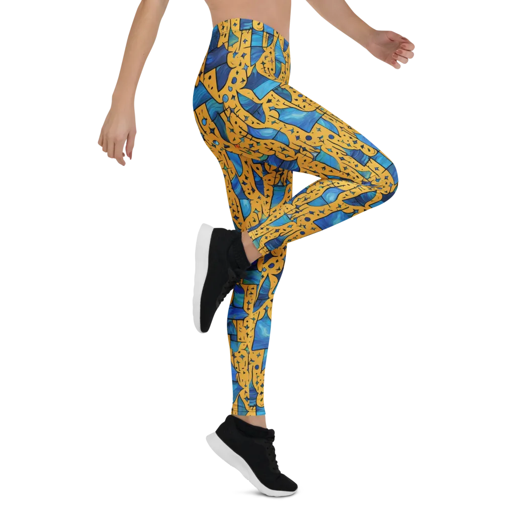 Gilded Current on Leggings — Right