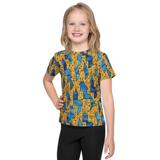 Gilded Current on a Kids Crew Neck T-Shirt