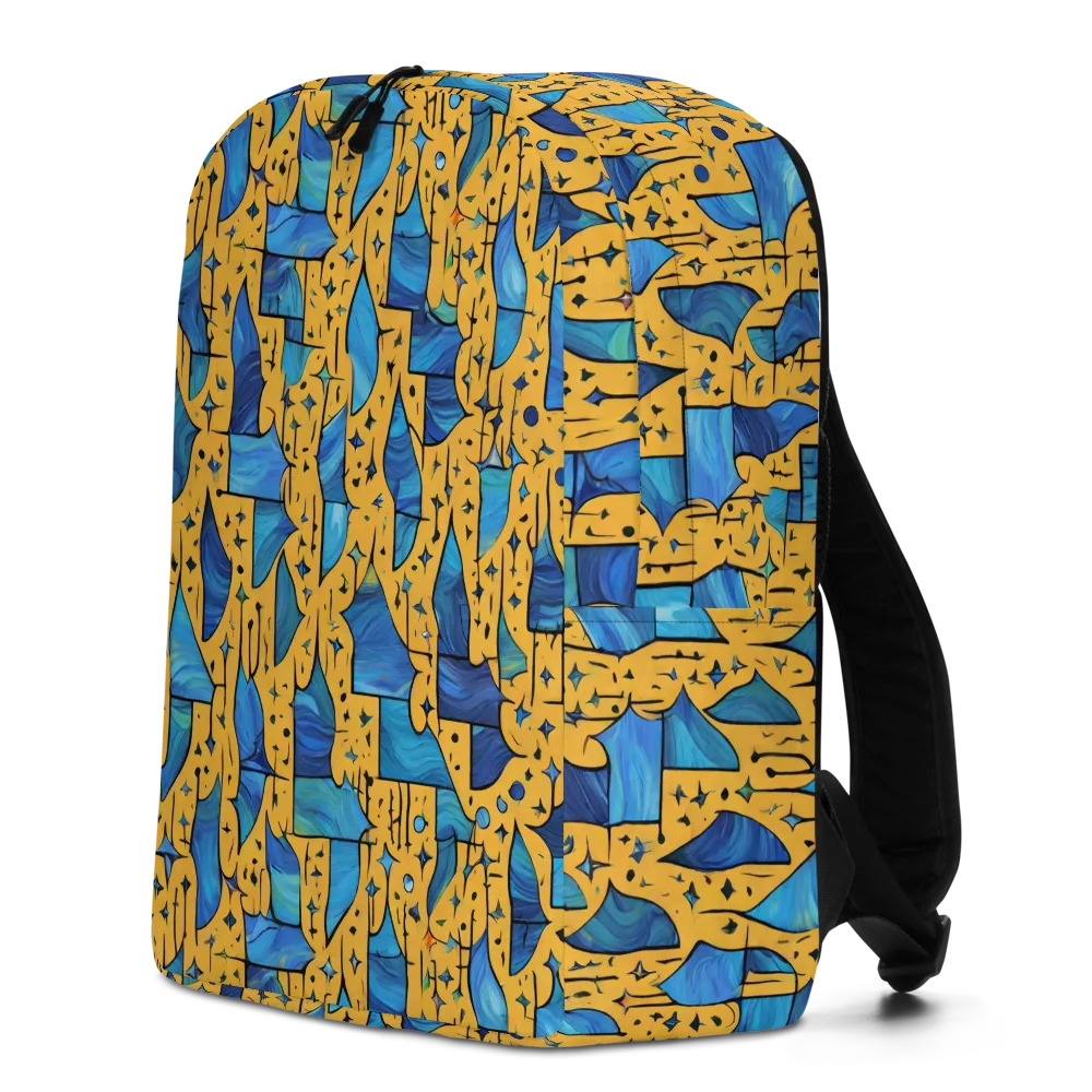 Gilded Current on Minimalist Backpack — Left