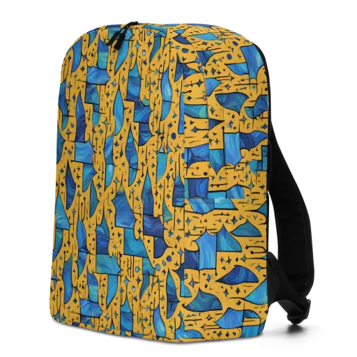 Gilded Current on a Minimalist Backpack