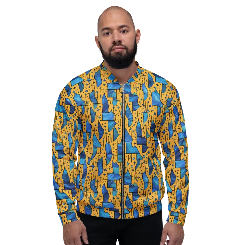 Gilded Current on Bomber Jacket — Front