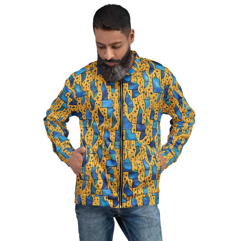 Gilded Current on Bomber Jacket — Front