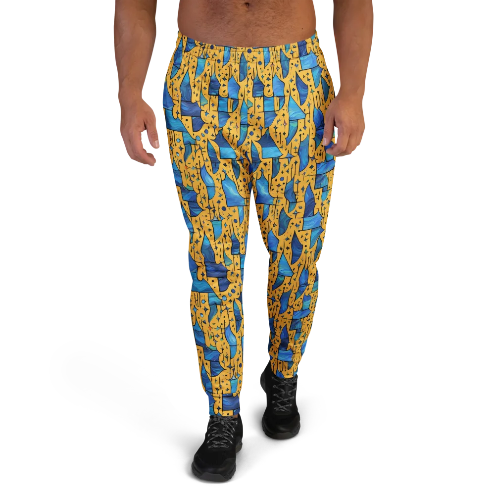 Gilded Current on Men's Joggers — Front