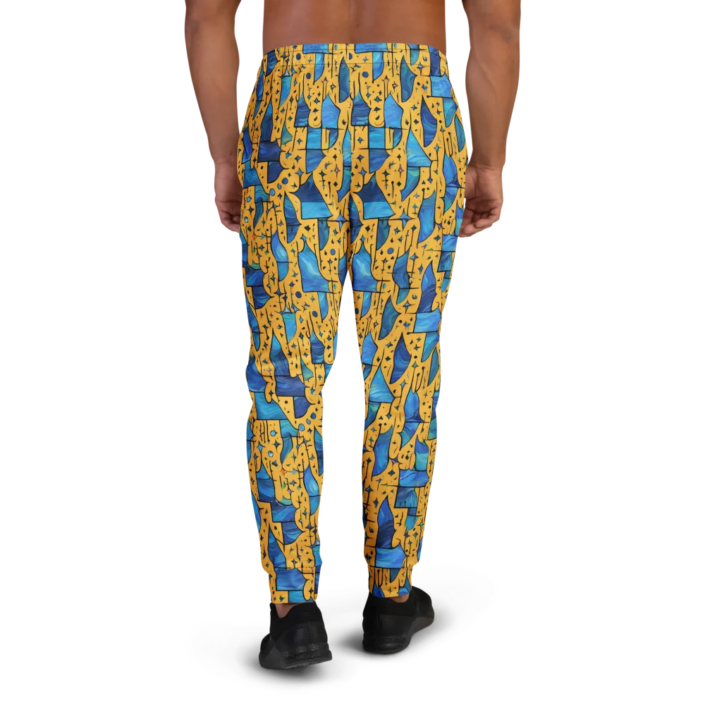 Gilded Current on Men's Joggers — Back