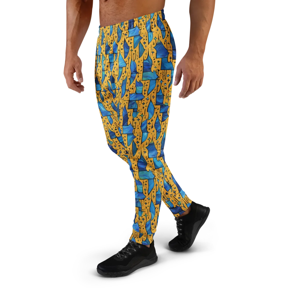 Gilded Current on Men's Joggers — Left