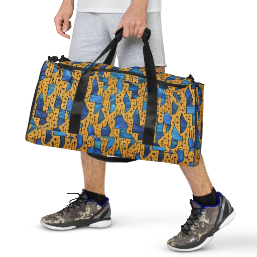 Gilded Current on a Duffle Bag
