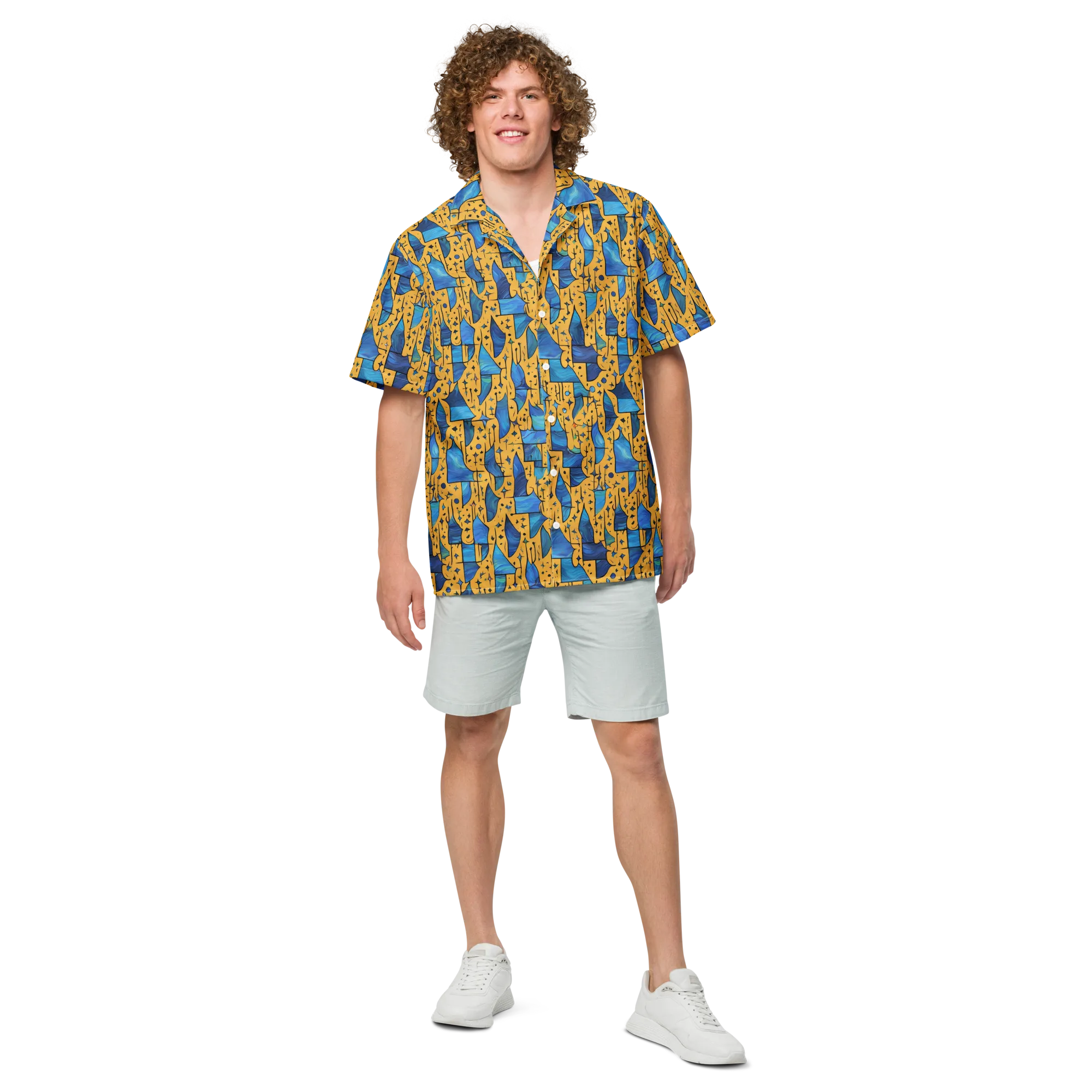 Gilded Current on Button Shirt — Front
