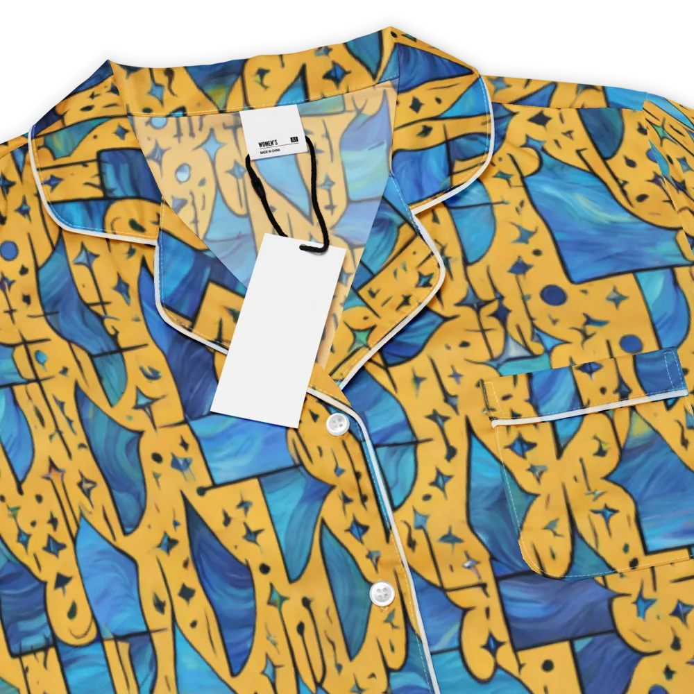 Gilded Current on Women's Short Sleeve Pajama Top — Product details
