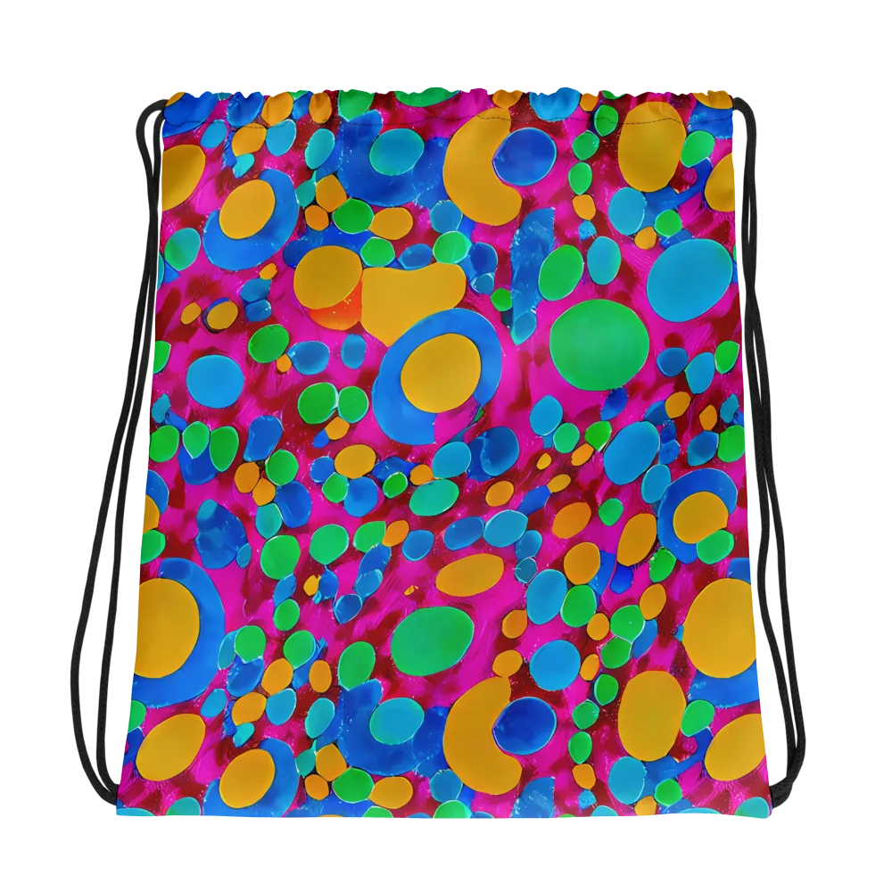 Chromatic Pebble Rush on Drawstring Bag — Photo