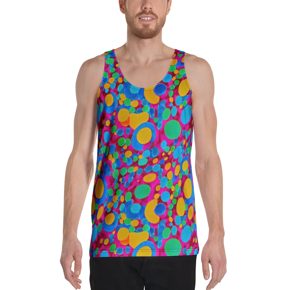 Chromatic Pebble Rush on Men's Tank Top — Front