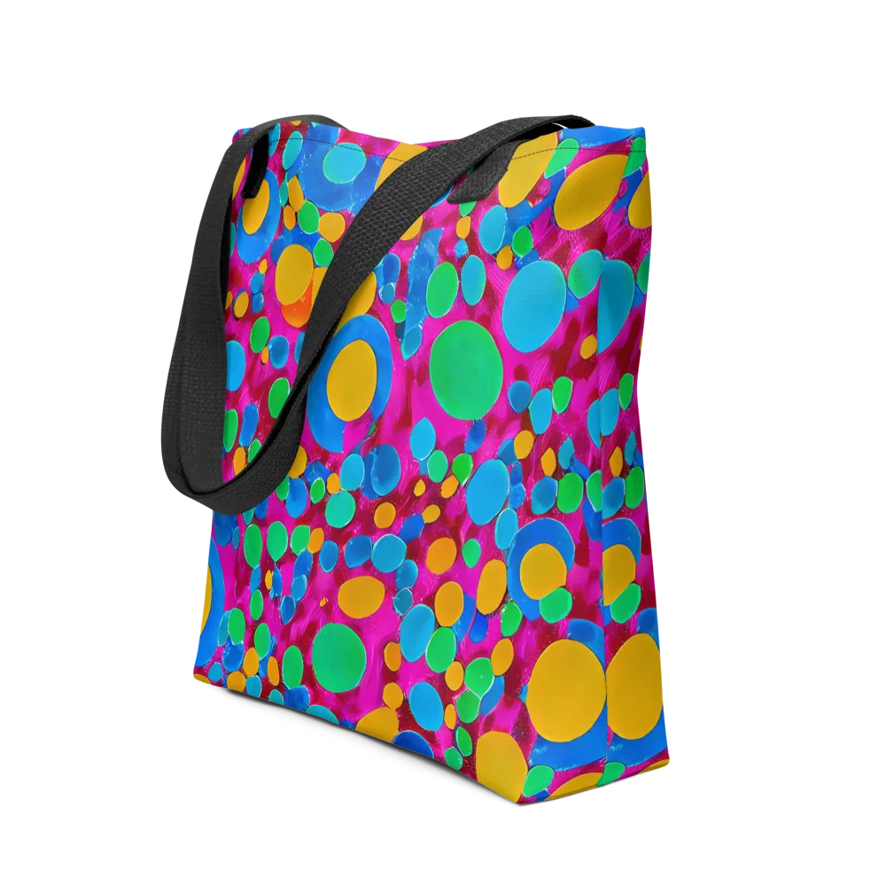 Chromatic Pebble Rush on Tote Bag — Front