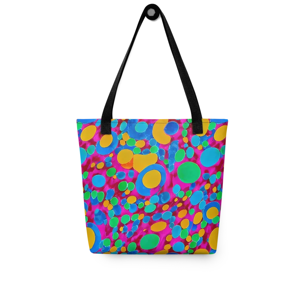 Chromatic Pebble Rush on Tote Bag — Front