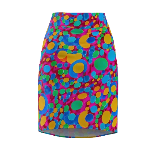 Chromatic Pebble Rush on a Pencil Skirt