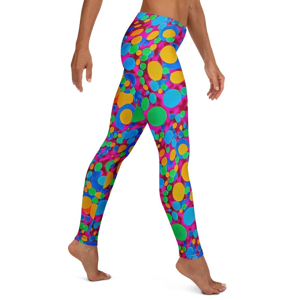 Chromatic Pebble Rush on Leggings — Right