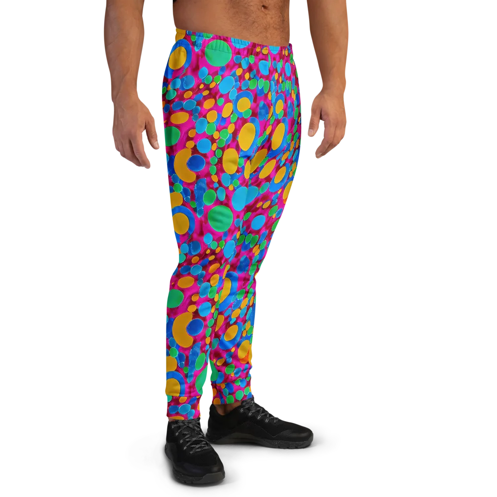 Chromatic Pebble Rush on Men's Joggers — Right