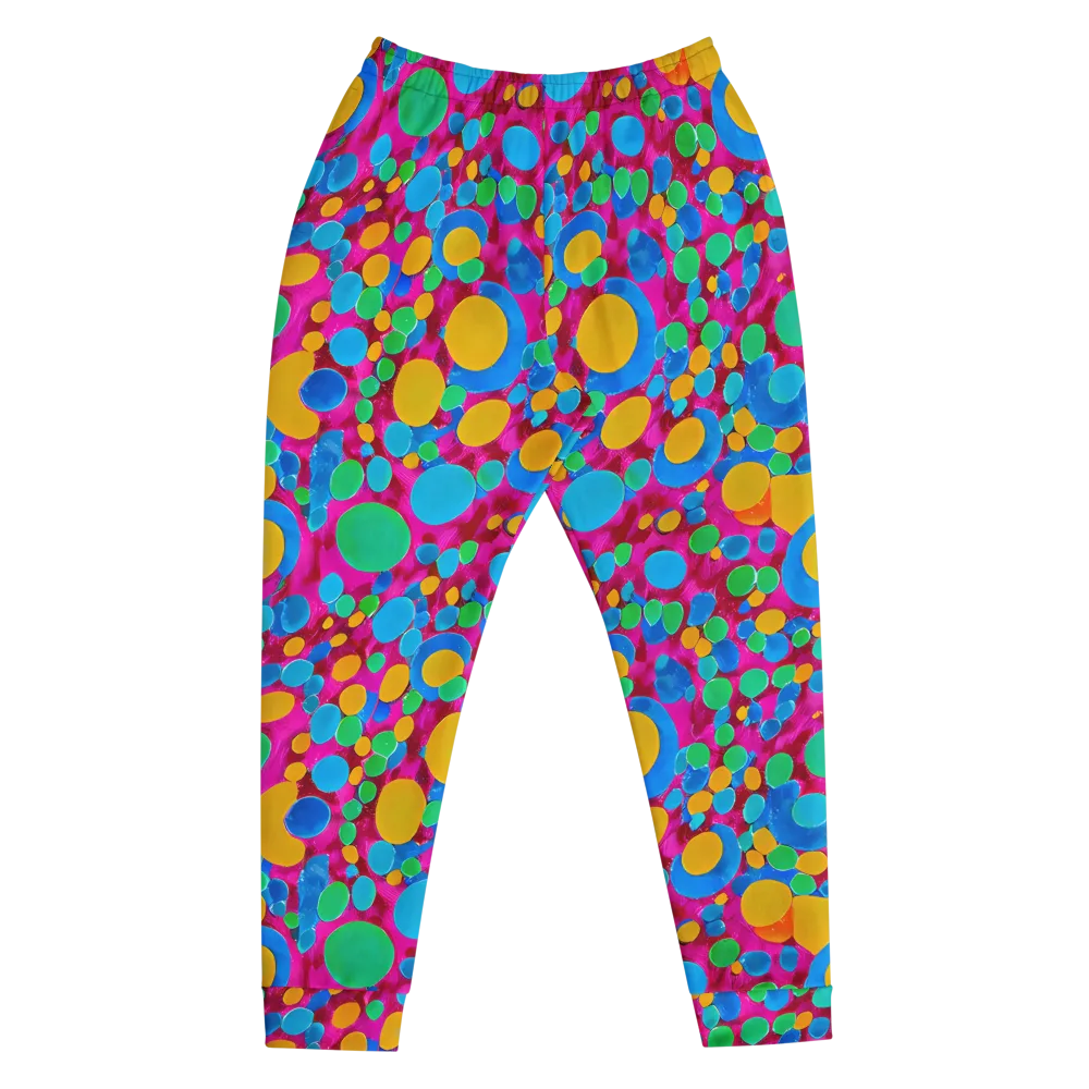 Chromatic Pebble Rush on Men's Joggers — Front