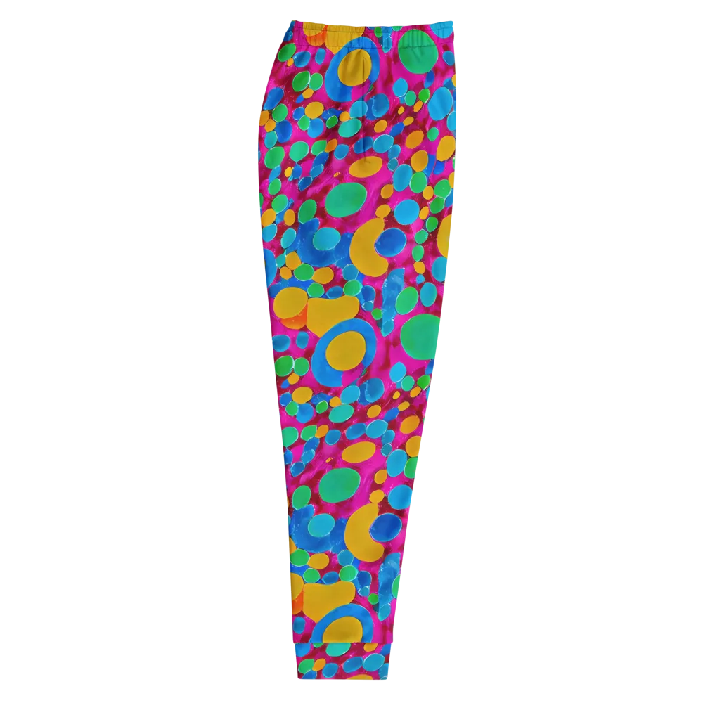 Chromatic Pebble Rush on Men's Joggers — Right