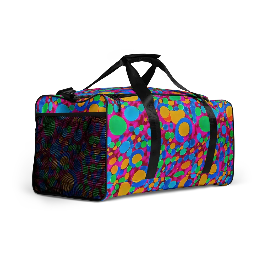 Chromatic Pebble Rush on Duffle Bag — Right Front