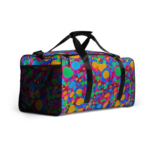 Chromatic Pebble Rush on a Duffle Bag