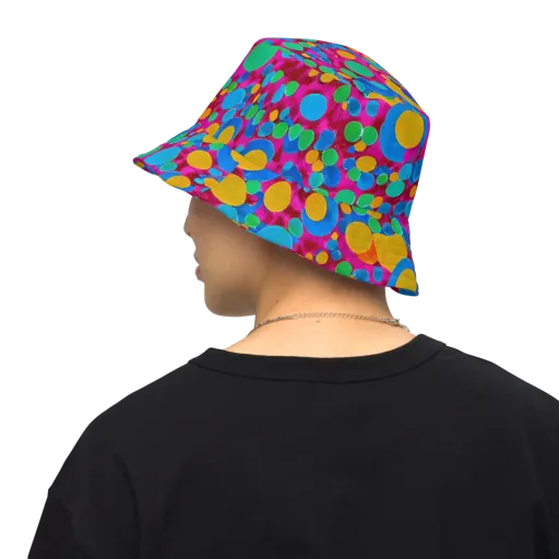 Chromatic Pebble Rush on a Reversible Bucket Hat