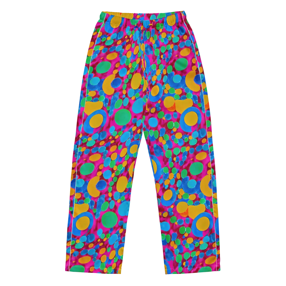 Chromatic Pebble Rush on Women's Pajama Pants — Front
