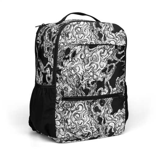 Ebon Labyrinth on a Utility Backpack