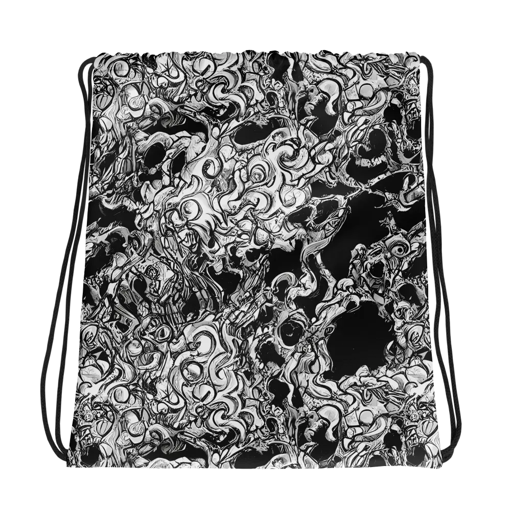 Ebon Labyrinth on Drawstring Bag — Photo