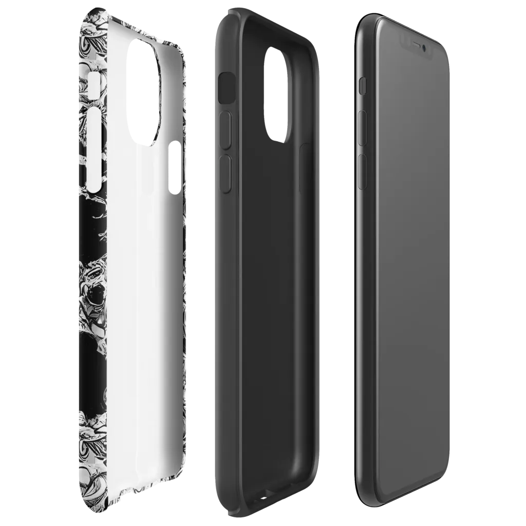 Ebon Labyrinth on Tough Case for iPhone® — Right